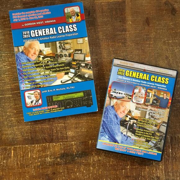 General class amateur radio license preparation guide with audio CD Study West - Picture 1 of 3